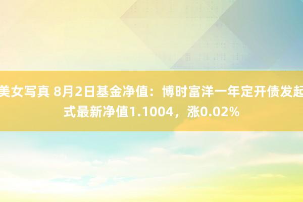 美女写真 8月2日基金净值：博时富洋一年定开债发起式最新净值1.1004，涨0.02%